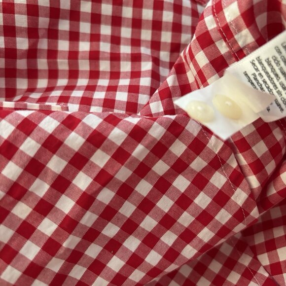 Vineyard Vines Classic Fit Tucker Button Down Shirt Gingham Red Men’s Large NEW - Picture 8 of 14